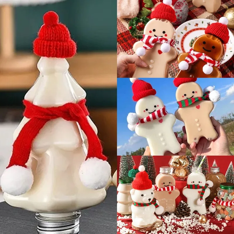 Christmas Water Cup Bottle Mug Christmas Decoration Gingerbread Man Snowman Shaker Cup Xmas Milk Tea Drinking Cup Navidad 2026