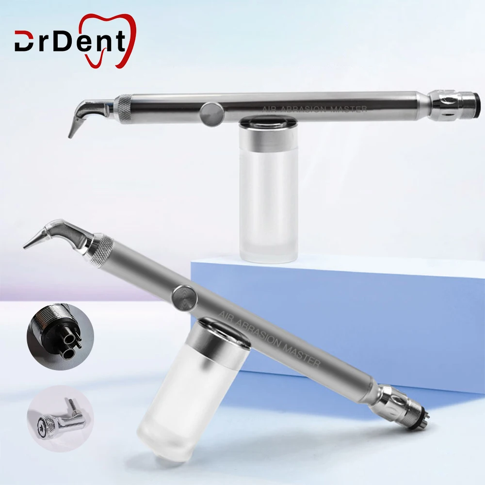 Dental Sandblaster Gun Aluminum Oxidet Aeropulidor Dental Bicarbonate Jet Sandbox Blasting Machine 2/4hole Air Abrasion Polishe