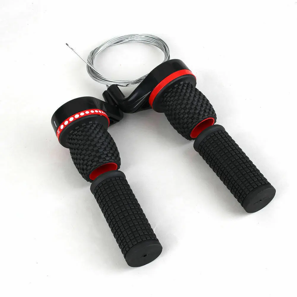 Derailleur Grips Bicycle Lever Transmission Twist Grip Speed Change MTB Bike Compatible Cycling Gear Shifter Travel