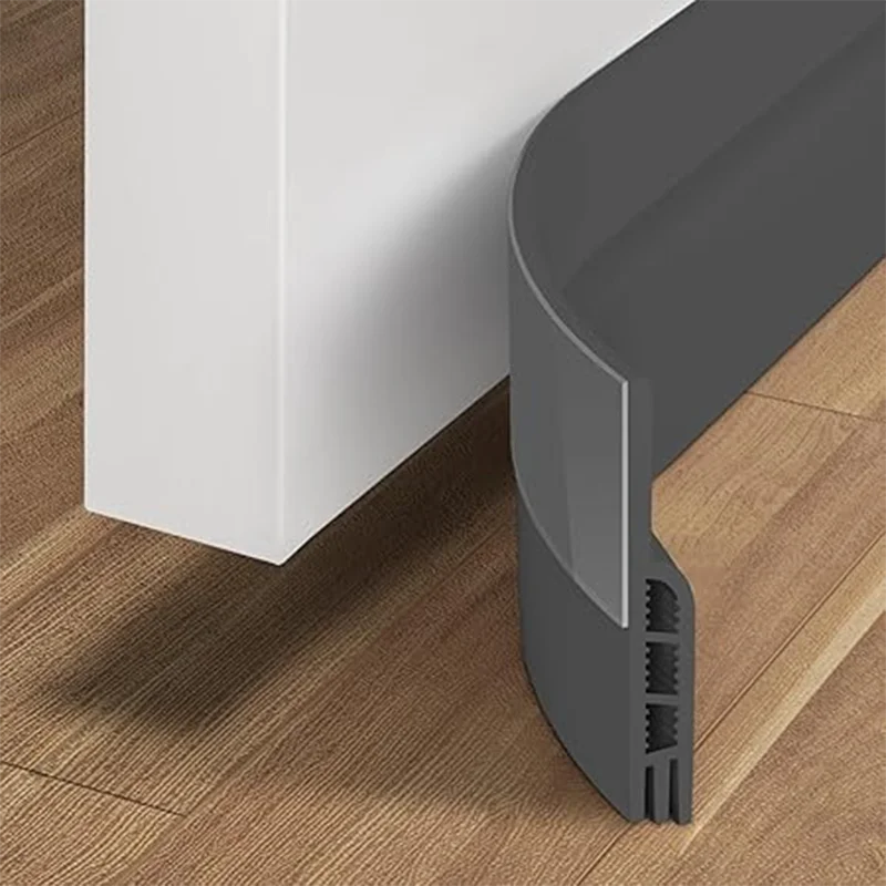 Door Draft Stopper Under Door Draft Blocker Insulator Door Sweep Weather Stripping Noise Stopper Strong Adhesive