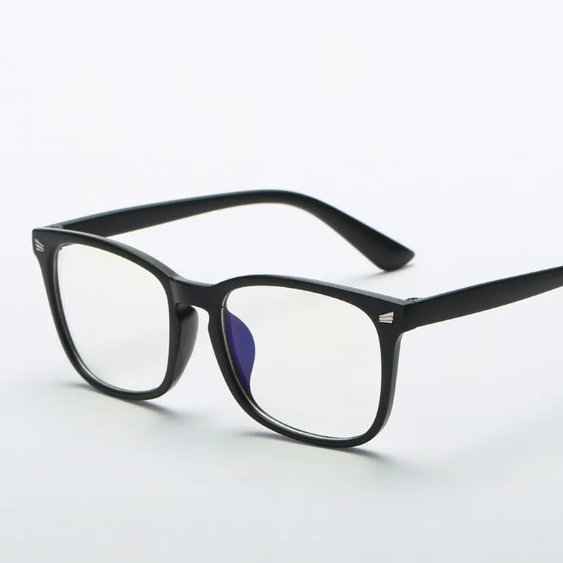 Fashion unisex Square glasses plain glasses full frame glasses for men and women radiation protection Optical glasses