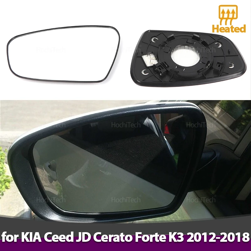 For Kia Ceed JD Pro-Ceed Pro GT 2012-2018 Replacement Left or Right Heated Wing Rear Mirror Glass Car Accessories