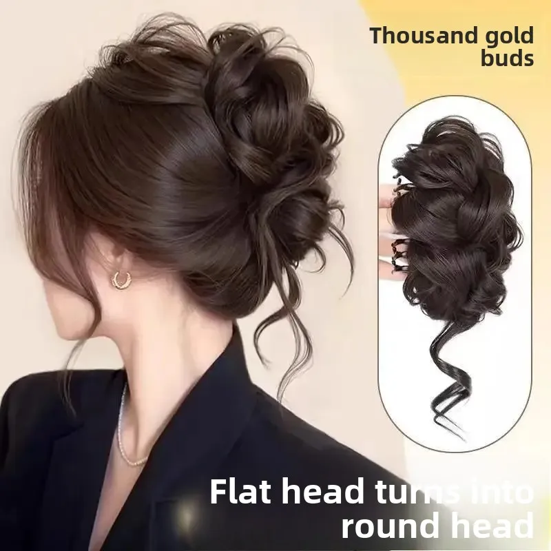 Hair Extensions Ponytail Asian Fiber Long Hair Wig Hair Bundles Hair Clips Hair Extensions Tools for Women's Hair Care
