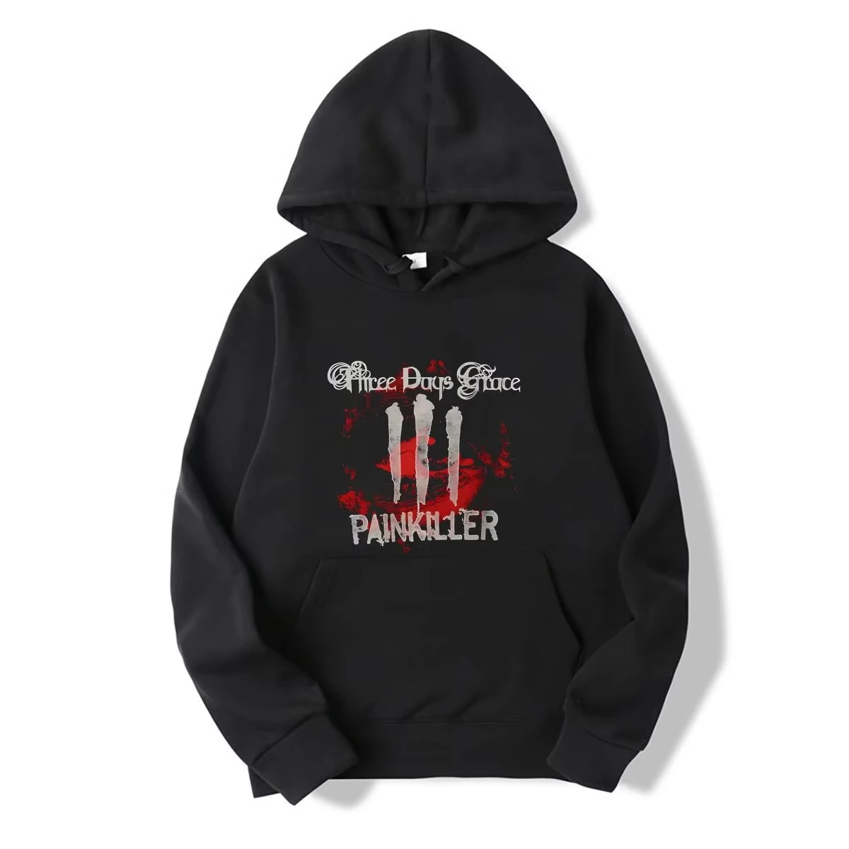 Harajuku Anime Clothes Hoody Graphic Hoody THREE DAYS GRACE PAIN KILLER Hooded Sweatshirt