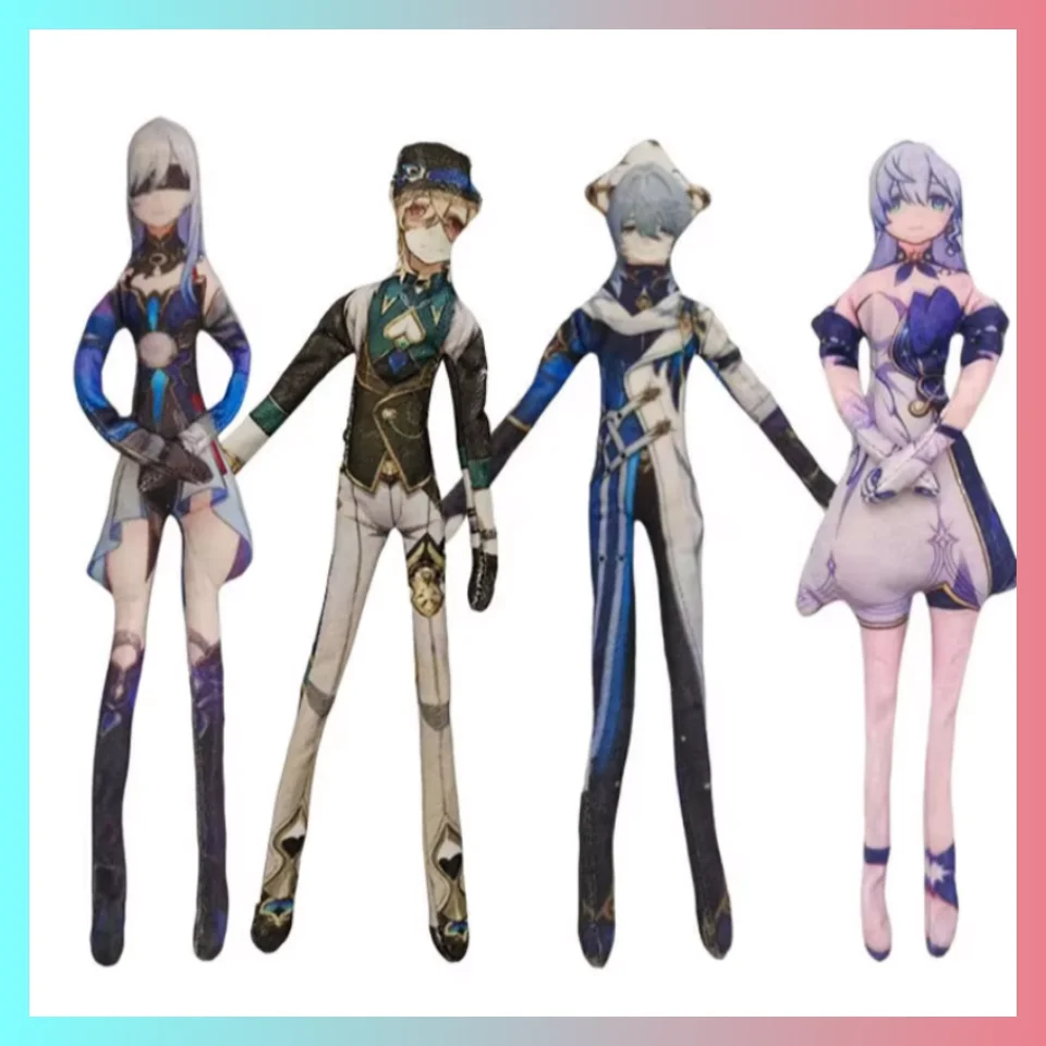 Honkai Star Rail Aventurine Sunday Jingliu Robin Boothill Plush Toy - Anime Game Stuffed Doll Action Figure For Christmas Gift