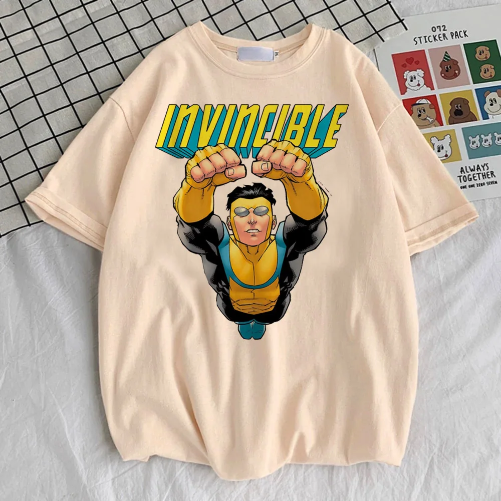 Invincible shirt female Trendy Classic harajuku Psychedelic graphic kawaii t-shirt hip hop aesthetic 2000s Vintage women Gothic