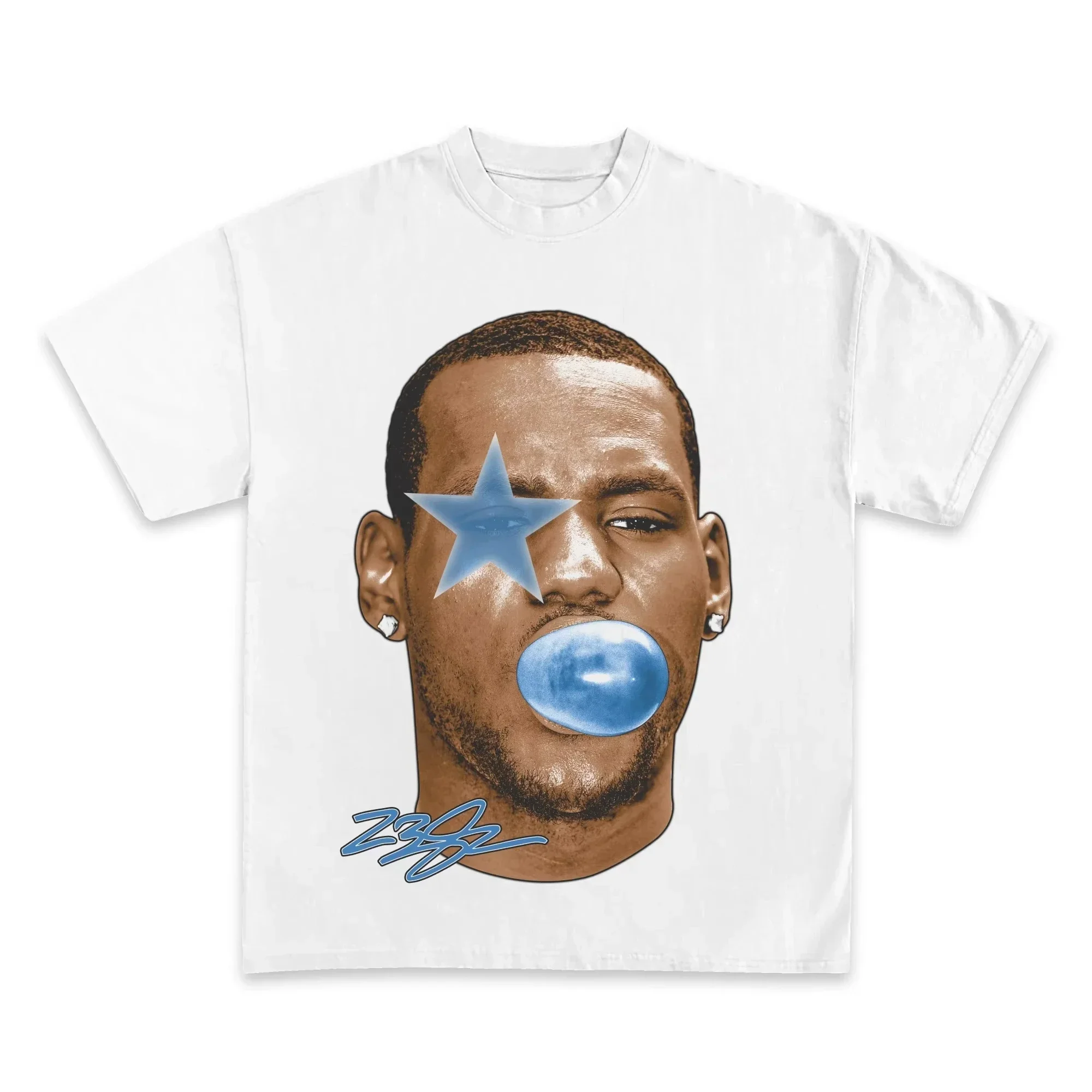 LeBron James Basketball Star T Shirt cotton Women Short Sleeve Tees American Vintage T-shirts Summer Streetwear women clothing