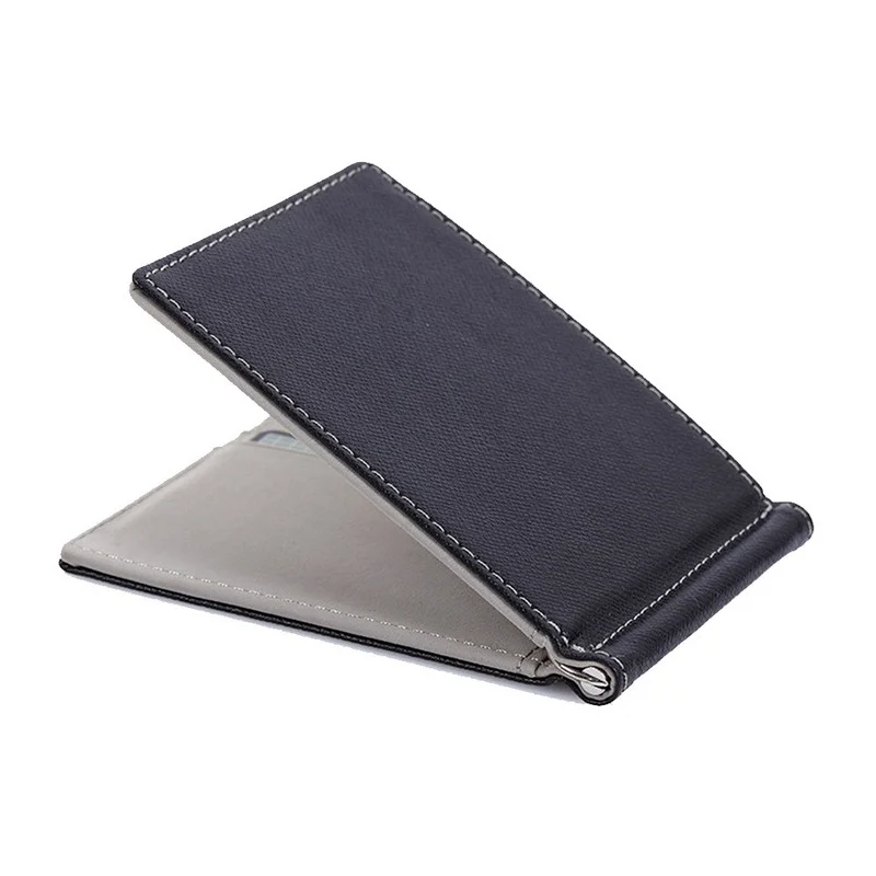 Men Bifold Business Leather Wallet Luxury Brand Famous ID Credit Card Visiting Cards Wallet Money Clips 2023
