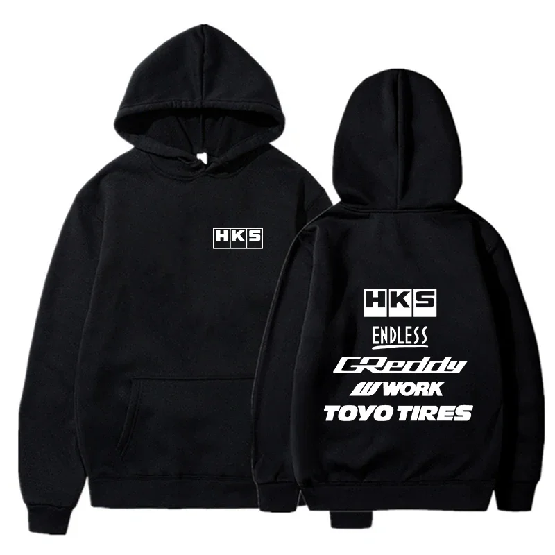 New Men's Cool Hoodie Japan JDM Modified Car HKS ENDLESS Hoody Men Women Vintage Casual Sweatshirt Male Long Sleeve Pullovers