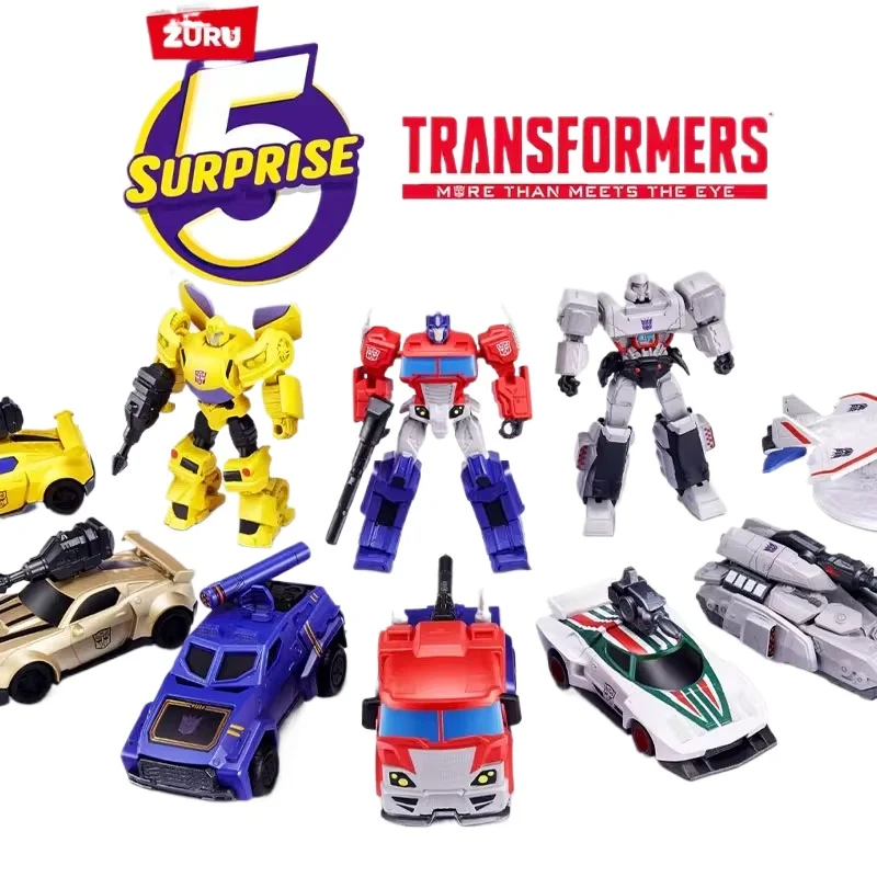 New Surprise DollZURU Surprise Ball Transformers Bumblebee Optimus Prime Sonic Megatron Assembled Model Toy