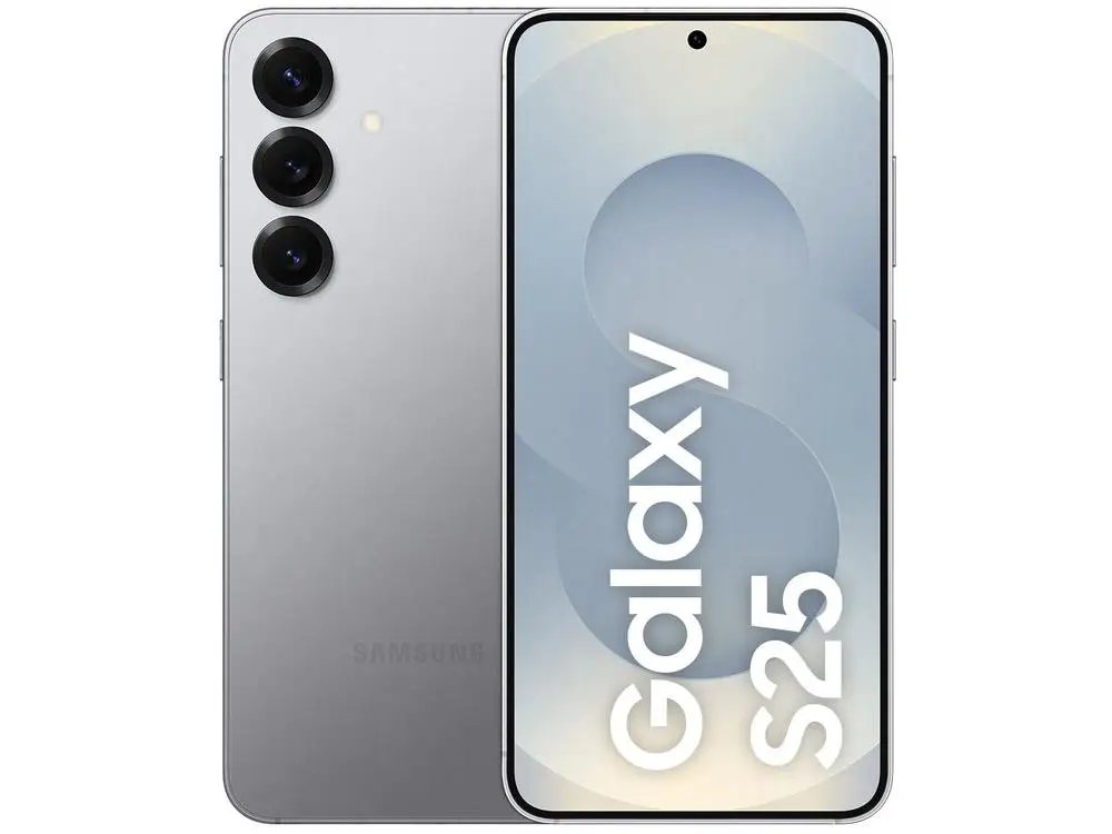 Samsung Galaxy S25 5G 256GB Galaxy AI Silver 6,2 "12GB RAM Camera. Triple 50 + 12 + 10MP 4000mAh Dual Chip Battery