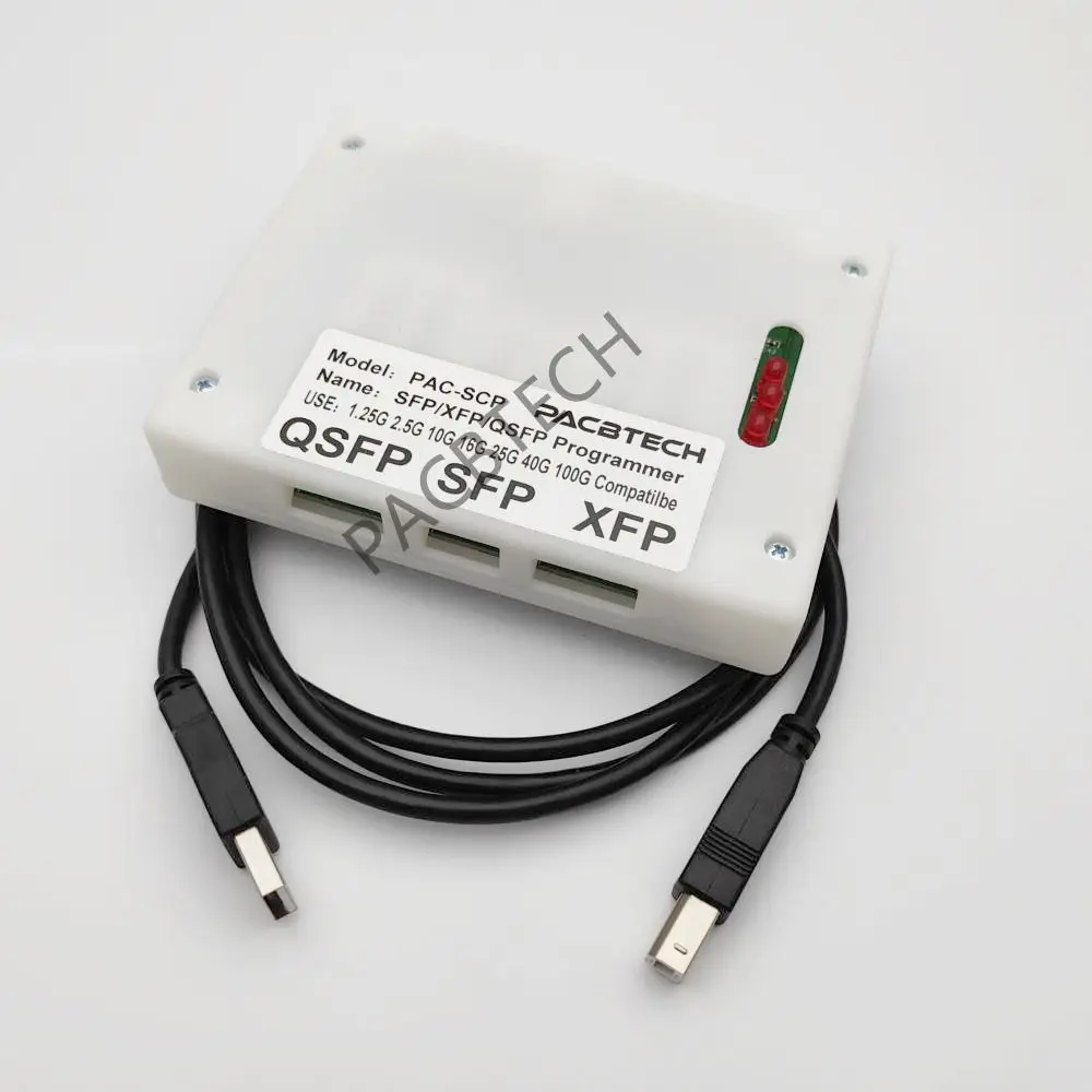 SFP/QSFP/XFP Code Programmer, SFP Coding Box, DOM Support, Read/Change/Save Code, Optical Transceiver Programming Tool