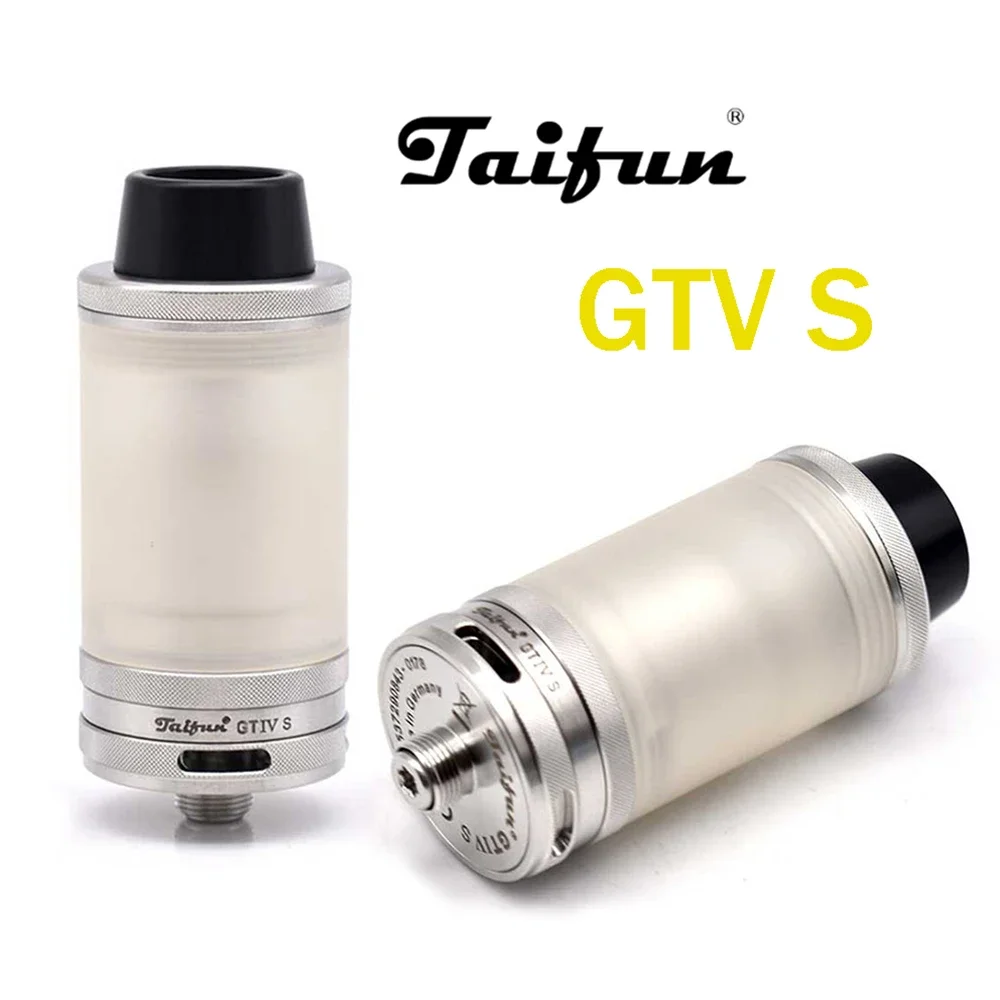 TAIFUN GT4S RTA Tank GTIV S RTA 23mm MTL DL 3.5ml Rebuildable Atomizer for 510 Thread Box Mod