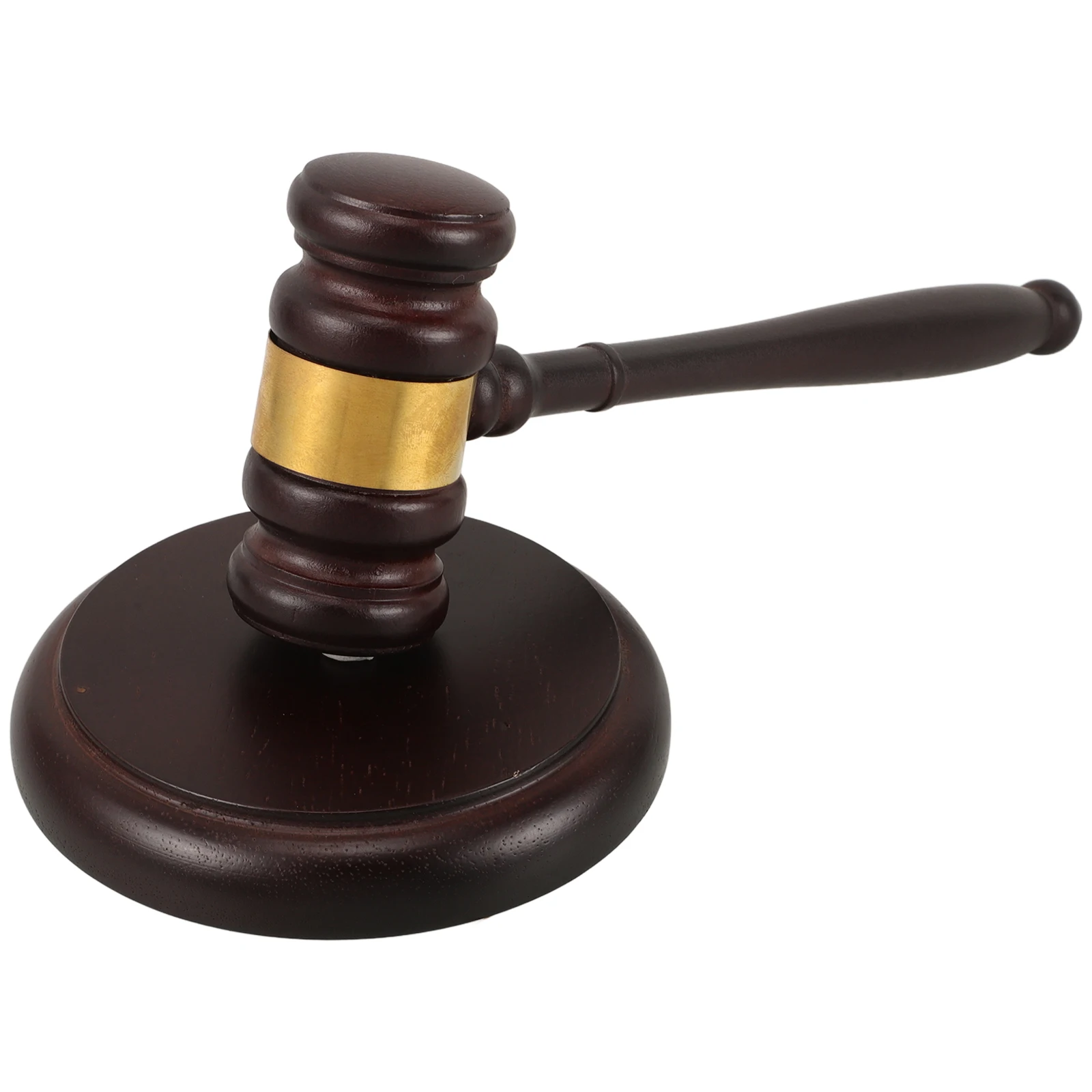 Wood Gavel Block Set Auction Hammer For Courtroom Judge Decor Lawyer Props Meeting Gavel Tool