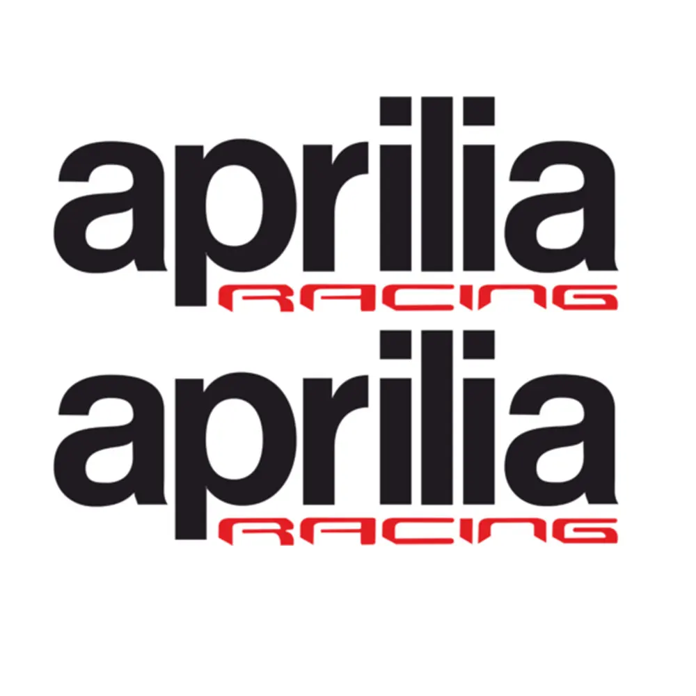 12.5x4.7cm for Aprilia Racing Tank Fairing Decals Stickers For Aprilia RSV4 / Tuono V4
