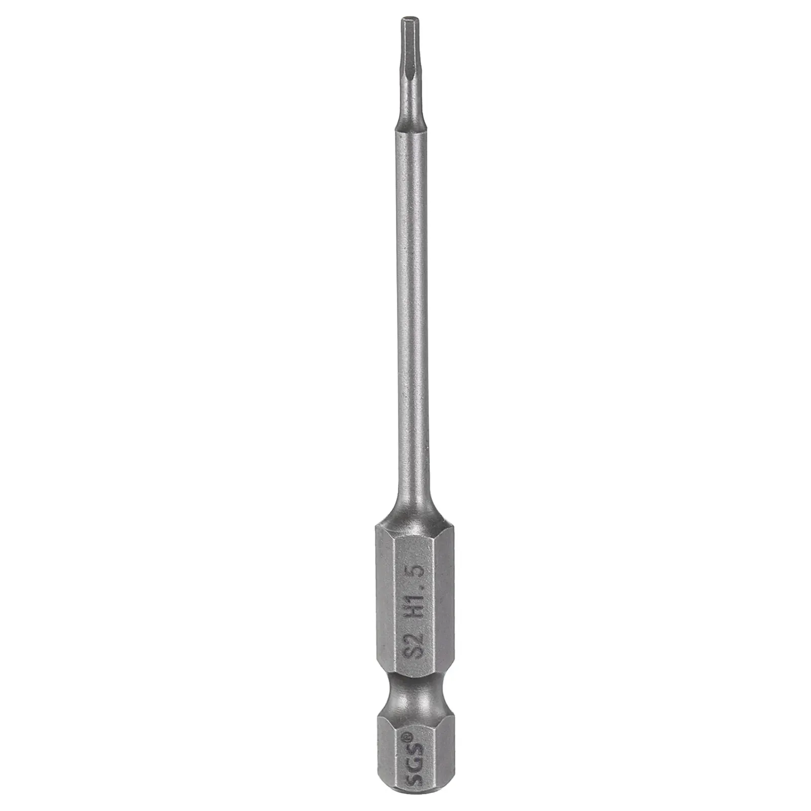 1/3/5pcs H1.5-H12 Hex Head Drill Bit Wrench Metric Flat Tip 1/4" Hex Shank 100mm Magnetic Hexagonal Screw Driver Socket Bits