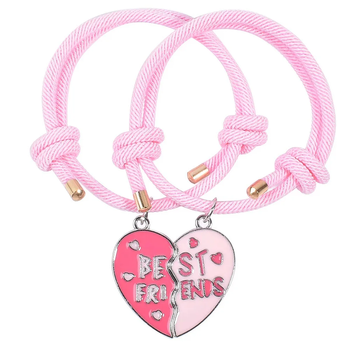 2Pcs Love Magnetic Bracelet Exquisite and Cute Friendship Jewelry Accessories Birthday Festival Best Friend Gift Souvenir 2025