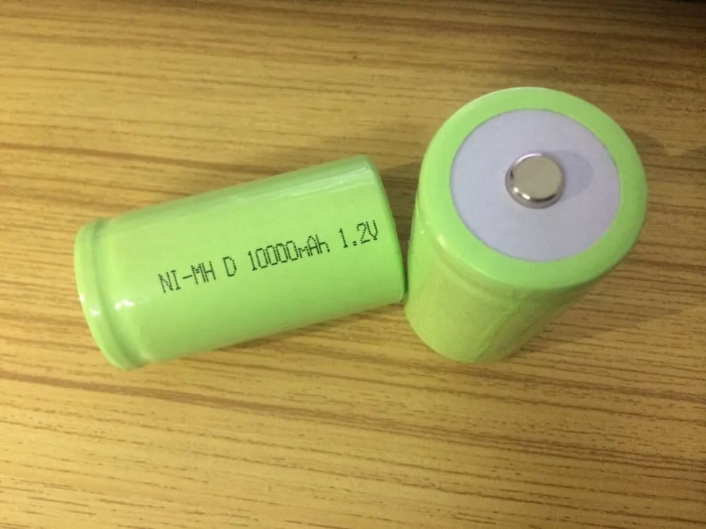 2PCS Original Battery New 1.2V 5000mAh D Size Type 10Ah High Capacity NIMH Rechargeable Battery For all kinds of painting pens
