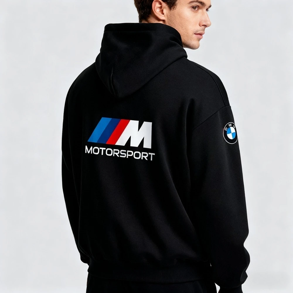 BMW M Motorsport Printed Sweatshirt Hoodie Car Sport Fan BMW Driver Classic Cozy Style Sweater Crewneck Choose From Many Colours
