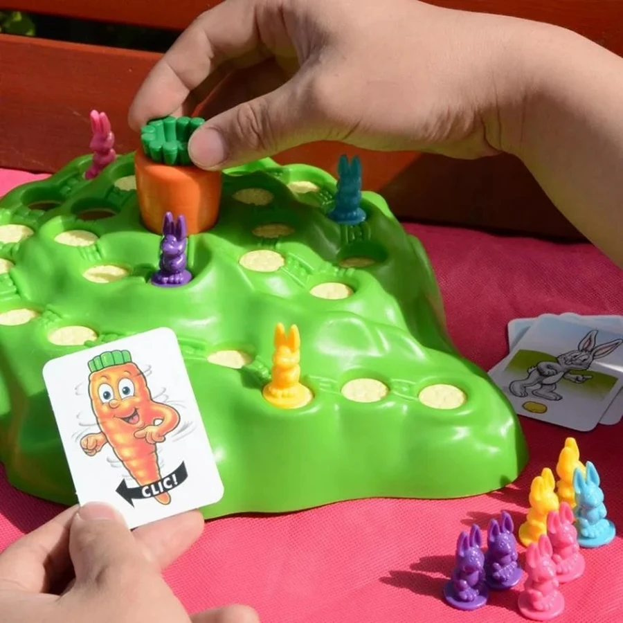 Bunny cross country toys smart family party game kid for sale educational interactive toys board game