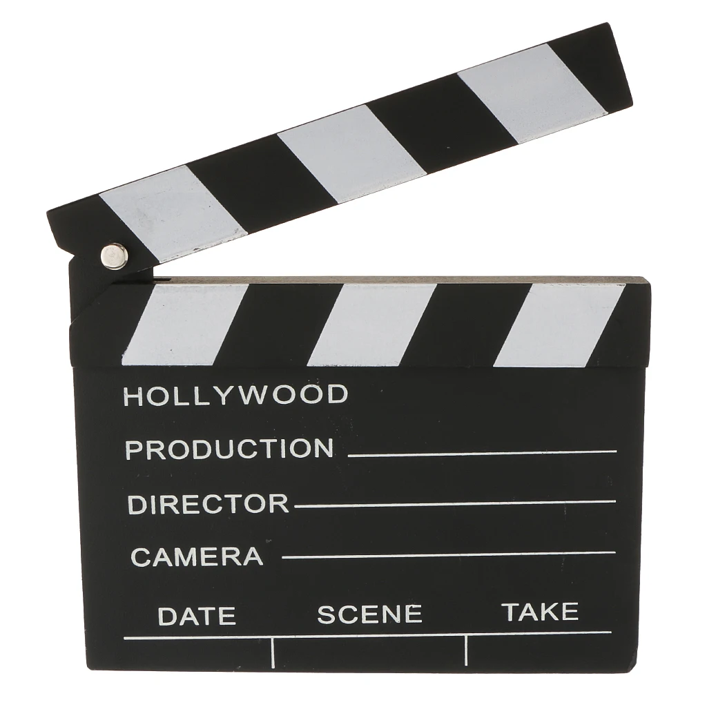 Classical Director Video Scene Clapperboard Movies Slate Cut Action Prop