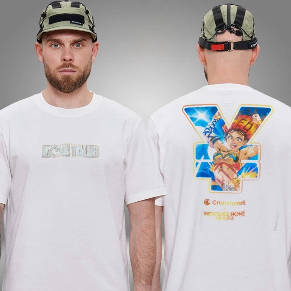 Crunchyroll X Mercedes Mone Mone Talks Yen Crunchyroll Exclusive Two Sided Unisex High-end Luxury Is for Both Men and Women Top
