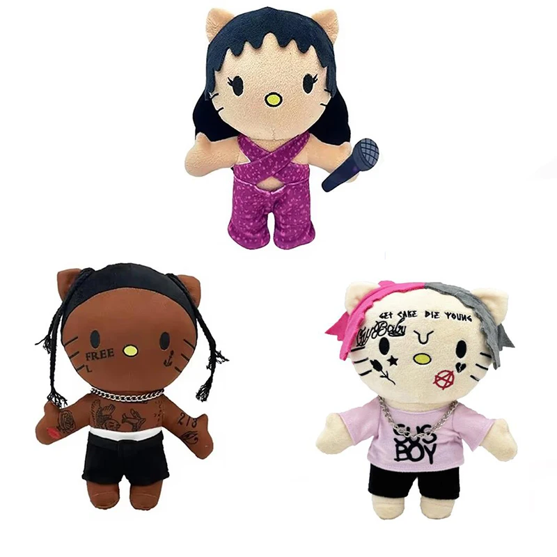 Cute Cat Plush Hello Selena Plush Toys Dolls Cartoon Anime Plush Doll Soft Stuffed Dolls Kids Toy Chrismas Gifts