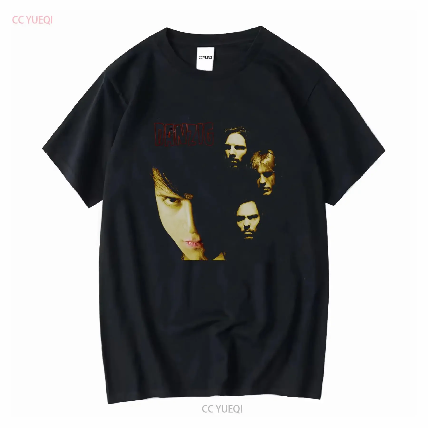 Danzig Vintage T Shirt 1990 Lucifuge Tour Concert Glenn Singer Misfits Samhain long or short sleeves vintage Washed Stylish