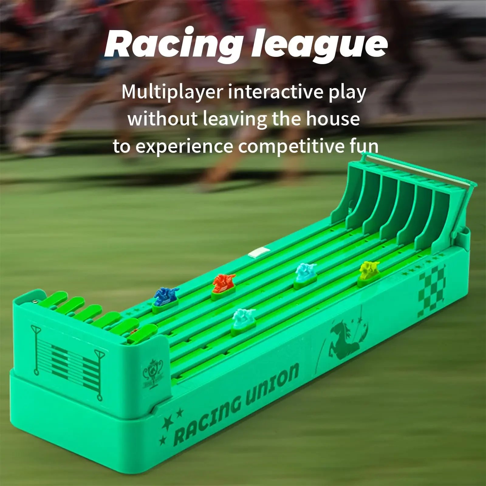 Electronic Horse Racing Board Game – Battery Powered Interactive Tabletop Family Party Toy for Kids Adults Friends Birthday Gift