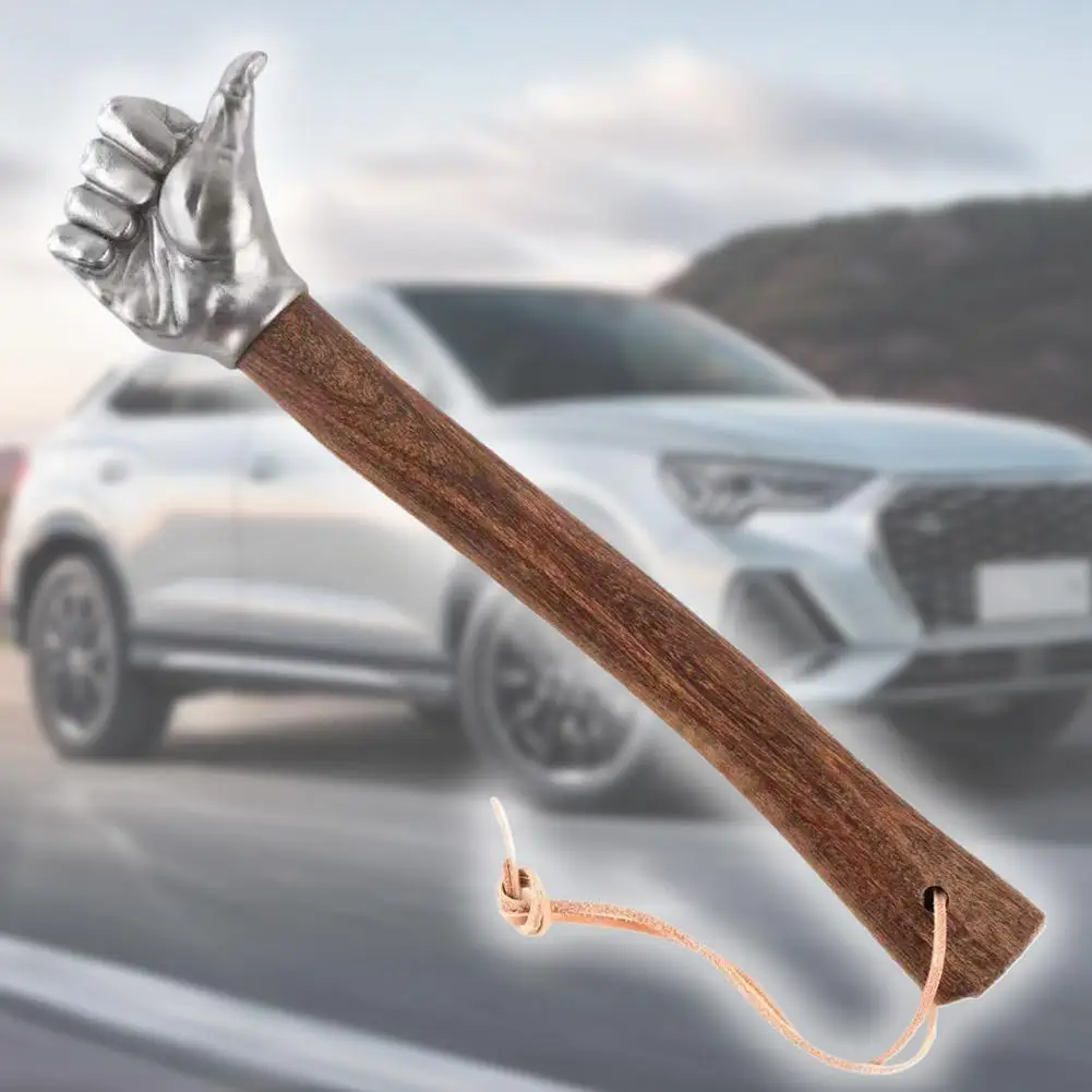 Fist Head Hammer, Stainless Steel Hammer with Solid Wood Handle for Outdoor Camping, Multi-Purpose Crafts and Hardware Tools
