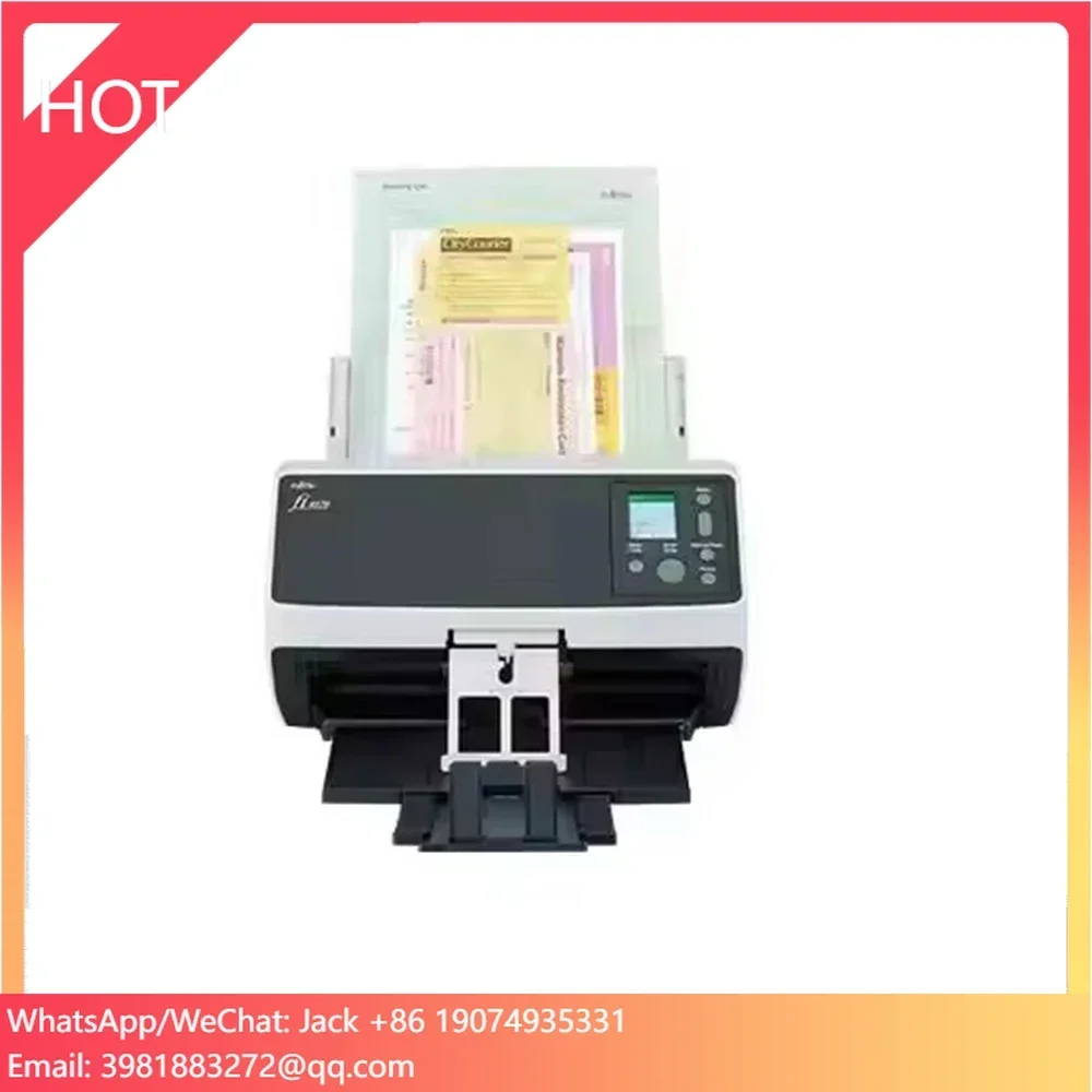 Fujitsu Fi-8170 Professional Paper Scanner, Portable A3 Color HD Automatic Double-sided Continuous Scanning Paper Feed Scanner