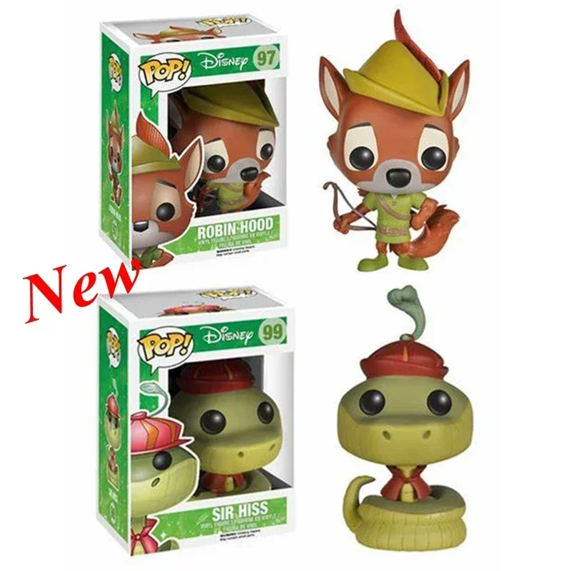 FUNKO POP ROBIN HOOD #97 SIR HISS #99 Vinyl Toys Action Figures Collection Model for Children Gift