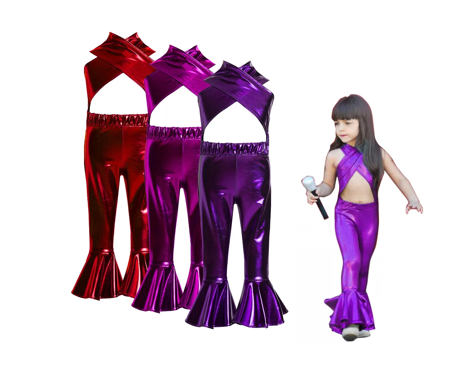 Girls Selena Inspired Halloween Costume Selena baby costume, Greatest show man costume Selena baby outfit