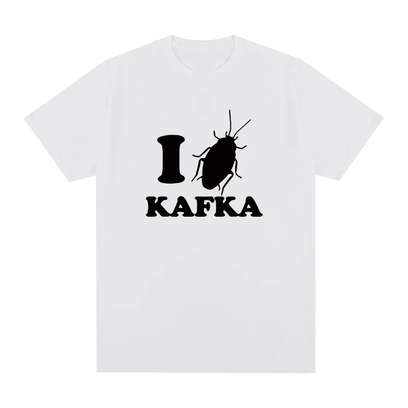 I Love Franz Kafka Print T-shirt Classic Female T Shirt New Short Sleeve Womens Tops Fashion Casual Clothes