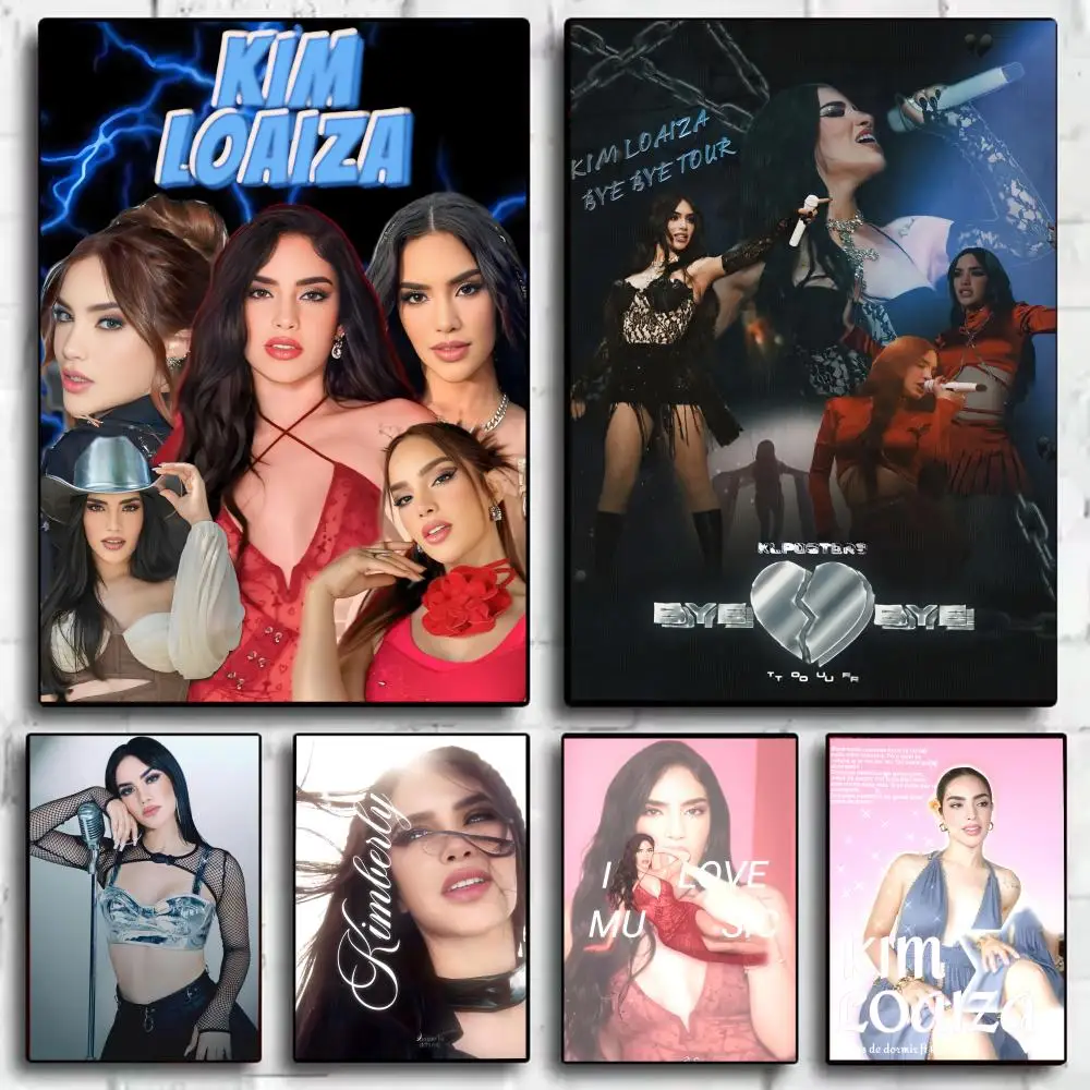 K-Kimberly Loaiza actor Poster Stickers HD Waterproof Painting Wall Art for Bedroom Living Room Home Decor Decoration Gift