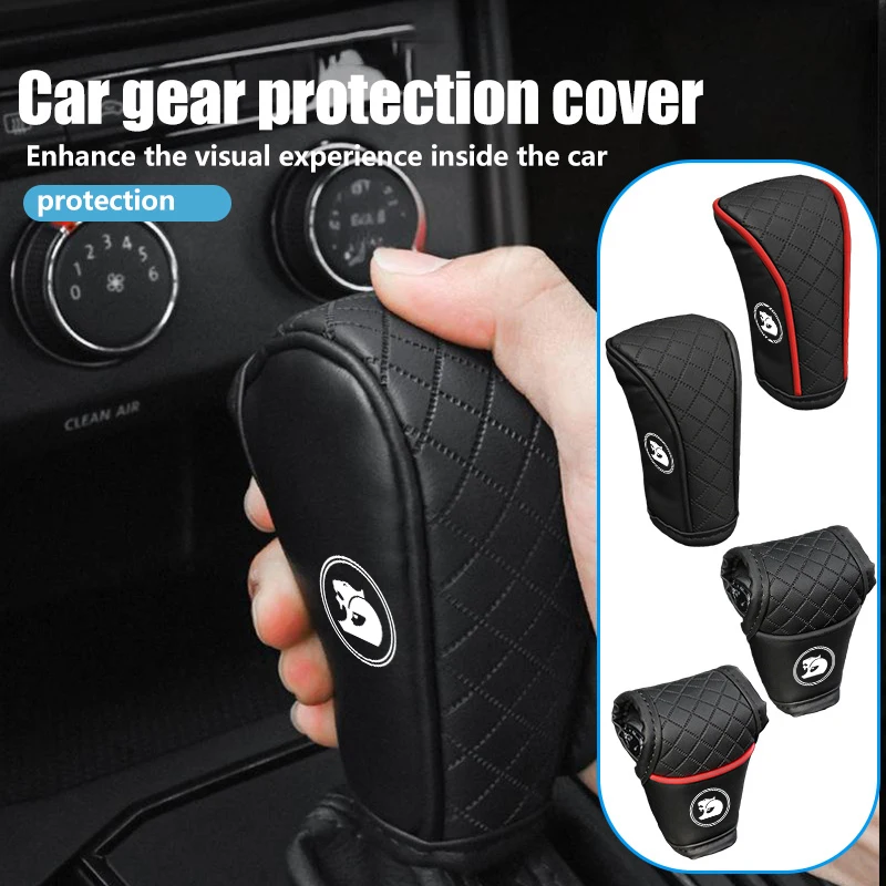 Leather Car Gear Shift Sleeve Knob Protective Cover For Holden Commodore Colorado HSV VE Cruze Captiva Barina VT VX VU