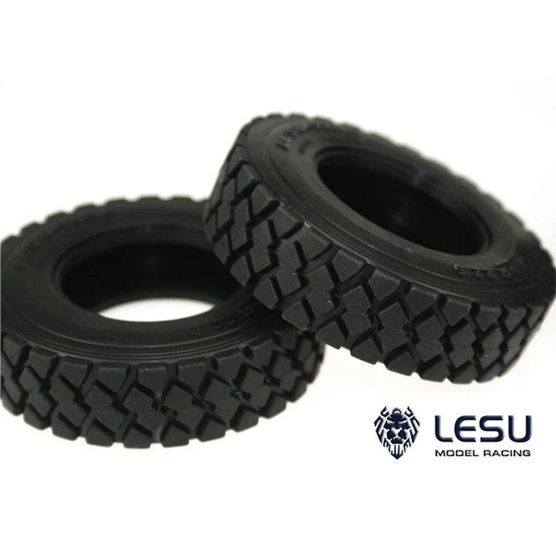 LESU 1/14 Truck Tamiya trailhead gravel tire skin mud dump truck 85MM diameter tire model accessories