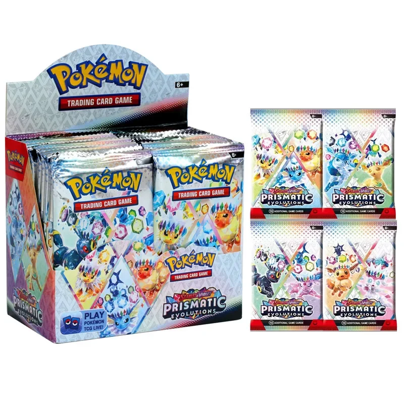 *Prismatic Evolutions 360Pcs Pokemon Card Journey Together Stellar Crown 151 Ultra Prism English Booster Battle Transaction *///