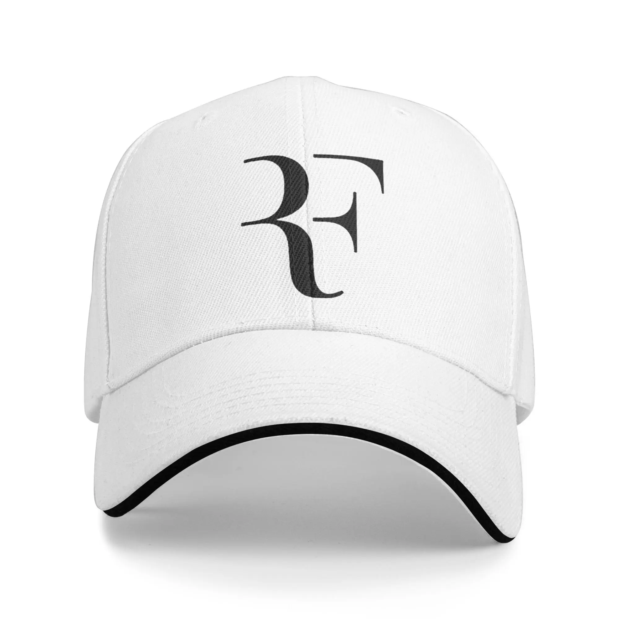 RF Roger Federer Patch Tennis Unisex Baseball Cap Casual Outdoor Baseball Caps 2024 Sunscreen Hats Spring Sun Hat