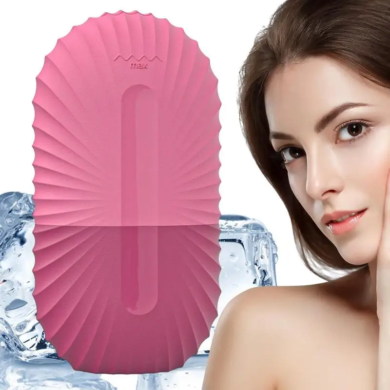Silicone Ice Cube Tray Beauty Lift Ice Roller for Face Massager Contour Eye Roller Face Ice Mold Reduce Acne Skin Care Tool