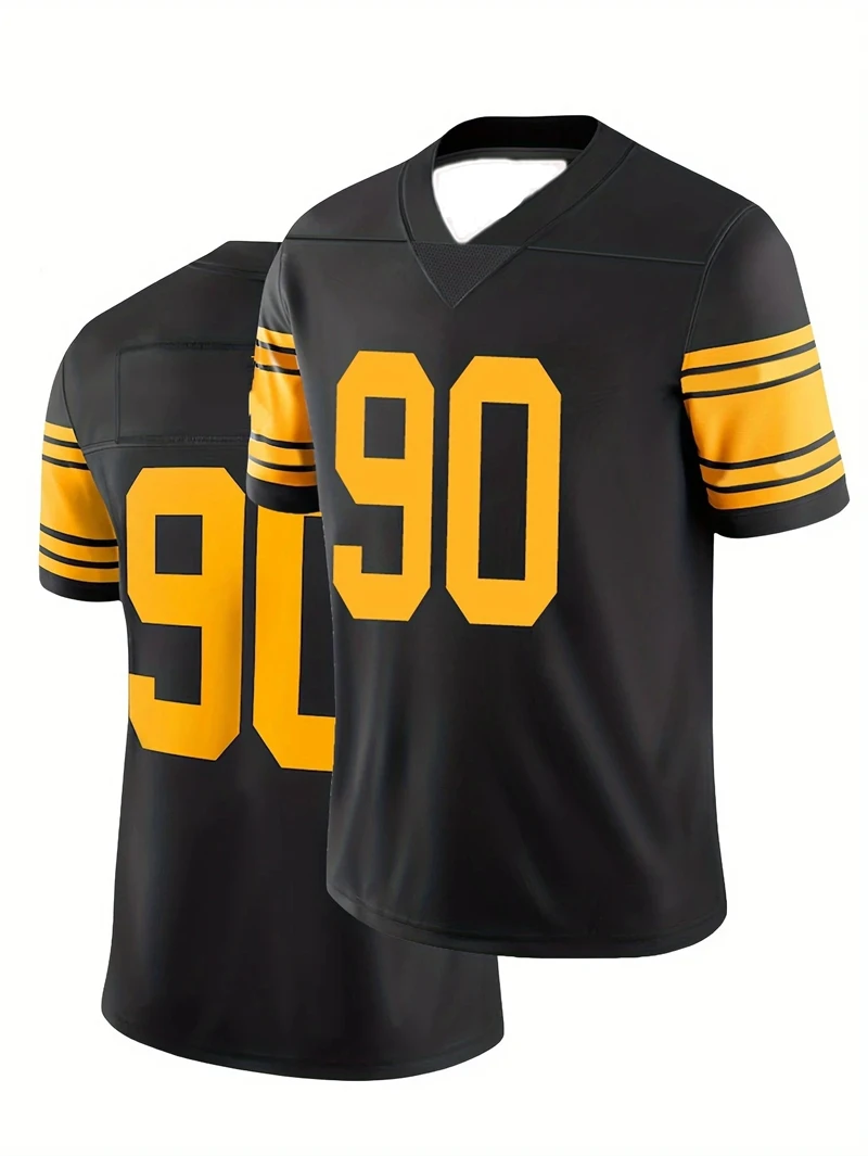 Sport Football Jersey Free Custom Name Numder Jersey Personalized Printed Team Tshirt Quick-dry Breathability Football T-Shirt