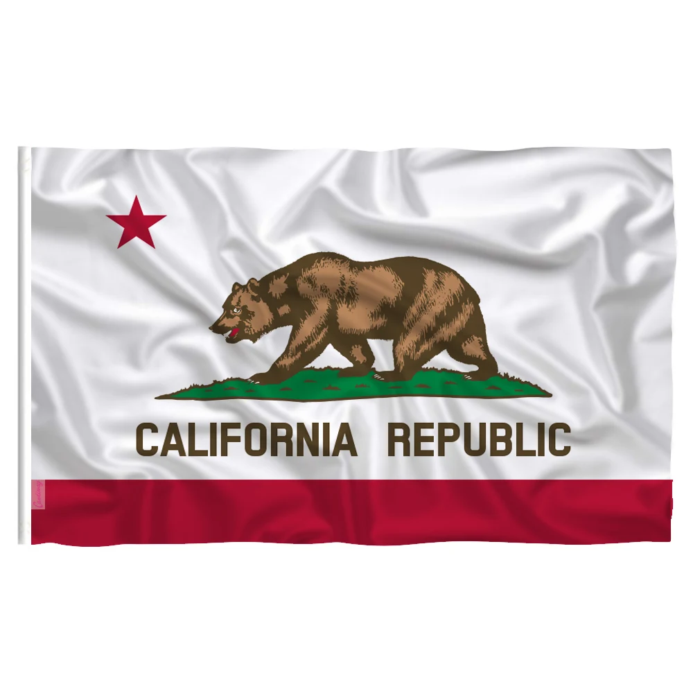 Wave 90 x 150cm California State Flag United States Flag Banner Outdoor Indoor Home Decor