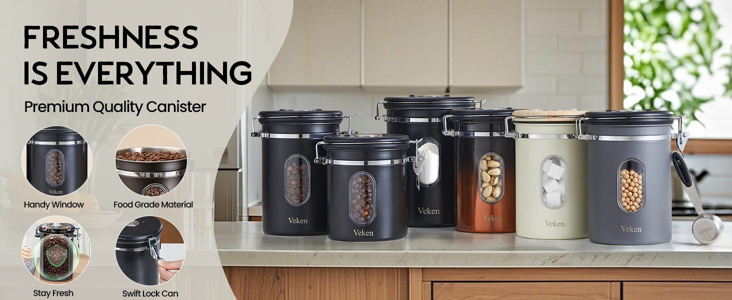 coffee canister jars tins can