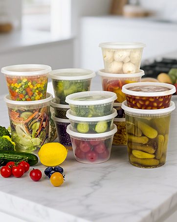 1771835416 373 100 Pack 16 oz Clear Plastic Cups with Lids clear