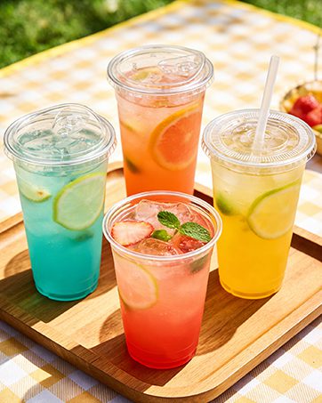 1771835416 537 100 Pack 16 oz Clear Plastic Cups with Lids clear