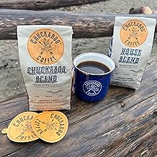 Chuckaboo Coffee, Dark Roast, Medium Roast, Mold Free, Organic, Fair Trade