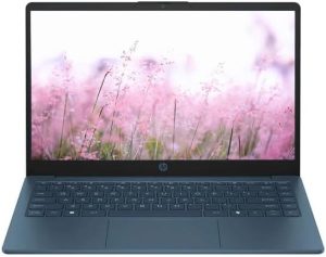 HP Portable 13.8″ HD IPS Laptop, Intel Celeron N Processor Up to 2.78GHz, 4GB DDR4, 128GB SSD, HDMI, Webcam, Bluetooth, Windows 11, Pastel Blue(Renewed)