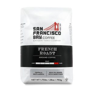 San Francisco Bay Coffee – Dark Roast – French Roast (28 oz bag) – Ground Coffee