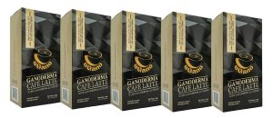 5 Boxes eGano Premium Ganoderma Cafe Latte Instant Coffee With Ganoderma Lucidum Extract (21g x 20 Sachets/Box)
