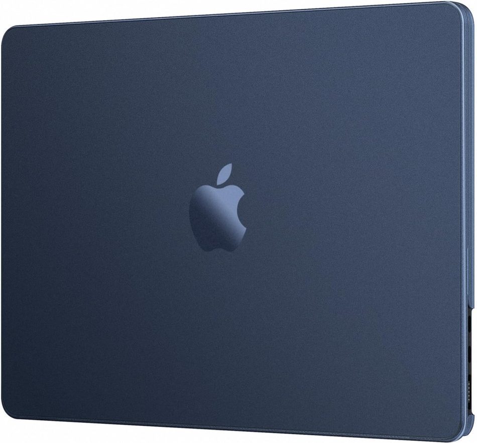 EooCoo Compatible with MacBook Air 13 inch Case 2026-2022 M4 M3 M2 A3240 A3113 A2681, 100% Match Official Color, Upgrade Matte, Dent & Scratch Protection Hard Shell for Mac Air 13.6 Case, Midnight